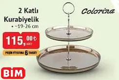 COLORİNA 2 KATLI KURABİYELİK